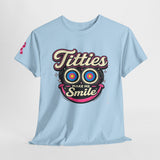 International Breast Cancer Awareness shirt | "Titties make me smile" Graphic
