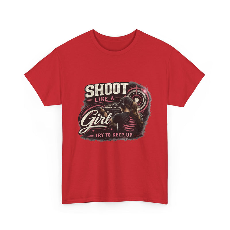 Shoot Like a Girl Tee | Targets Unlimited Back Graphic