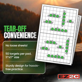 EZ2C Targets 22/RD9: Sink the Boats 11"x17" USA MADE Fun Paper Target