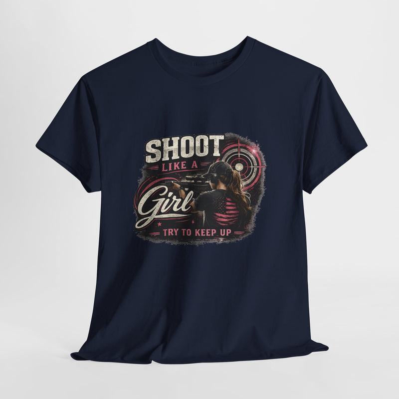 Shoot Like a Girl Tee | Targets Unlimited Back Graphic