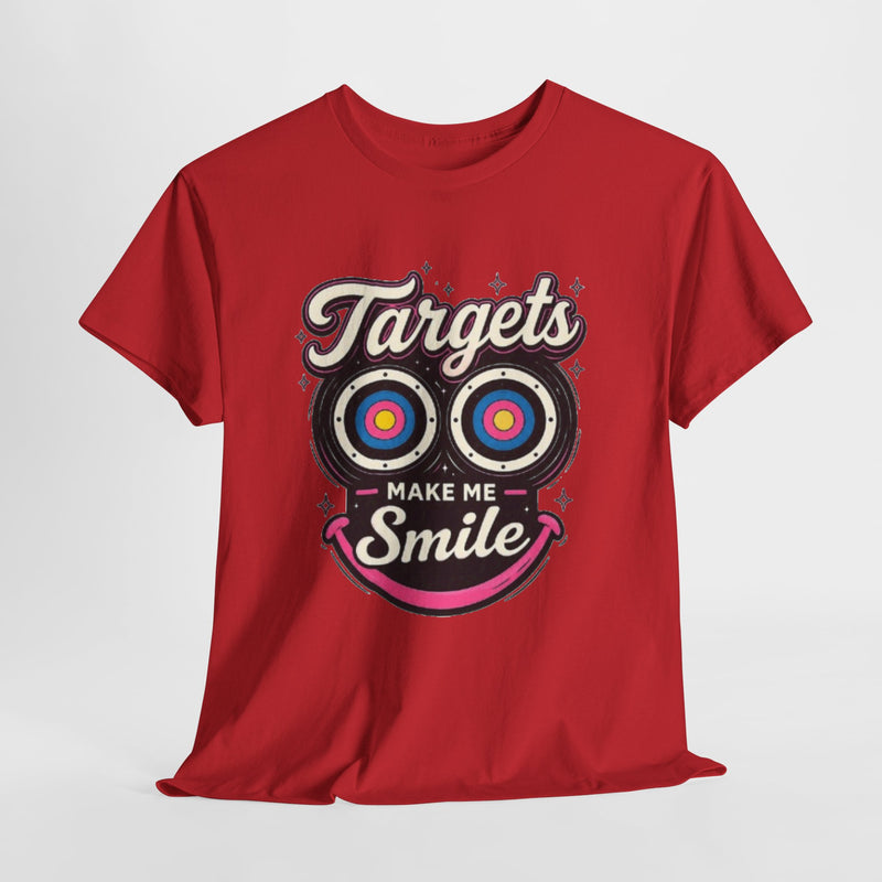 Targets Make Me Smile Tee | Archery Target Graphic T-Shirt