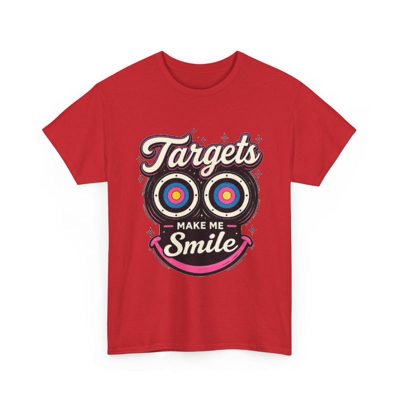 Targets Make Me Smile Tee | Archery Target Graphic T-Shirt
