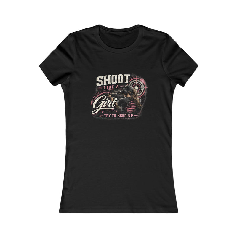 Shoot Like a Girl Tee | Targets Unlimited Back Graphic