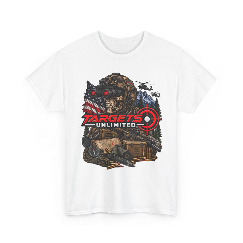 Targets Unlimited Graphic T‑Shirt — Tactical Hunting & Shooting Vibe