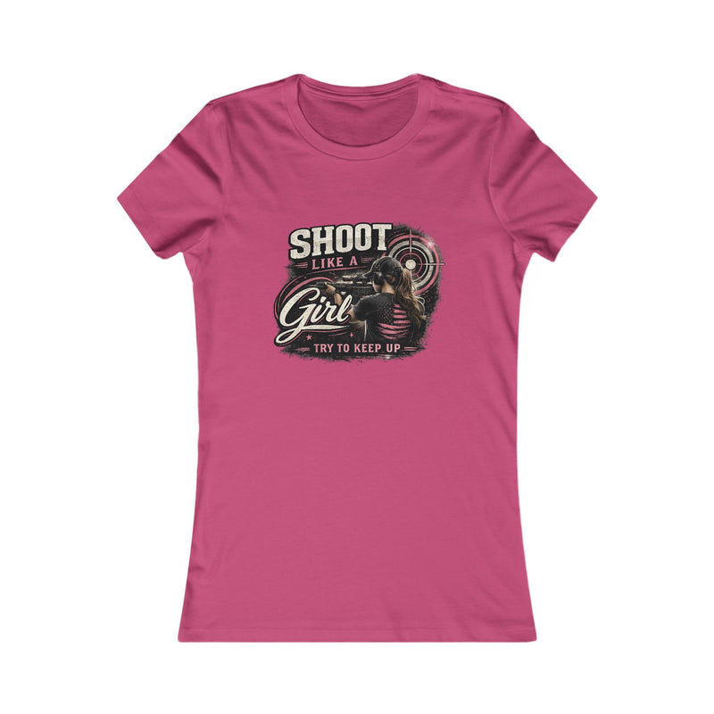 Shoot Like a Girl Tee | Targets Unlimited Back Graphic