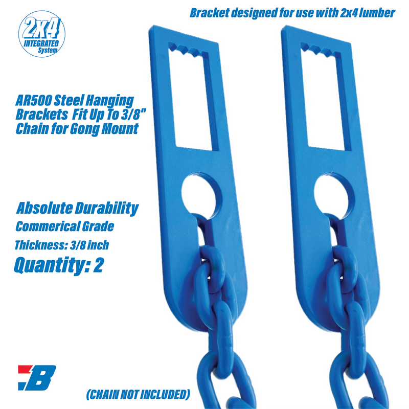 Target Stand Chain Hangar Bracket 2"x4"