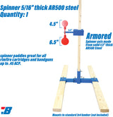 Bash Targets Target Stand Spinner 2x4 - 5/16" — image 1