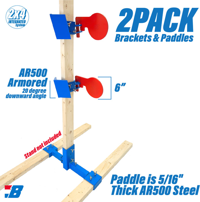 Bash Targets Target Stand Dueling 2x4 - 5/16"