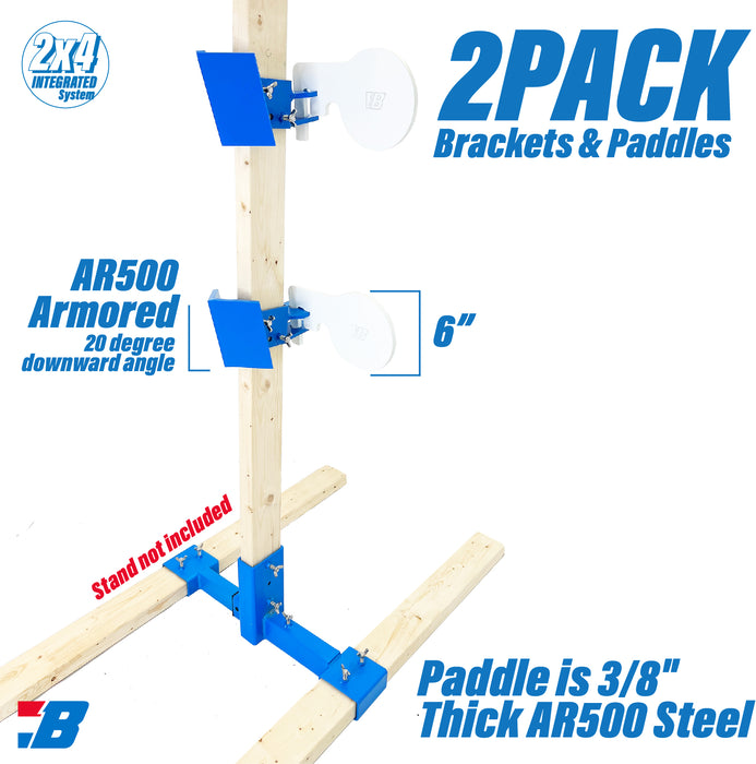 Bash Targets Target Stand Dueling 2x4 - 3/8"