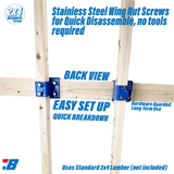 Bash Targets Target Stand T-Bracket 2"x4" — image 2
