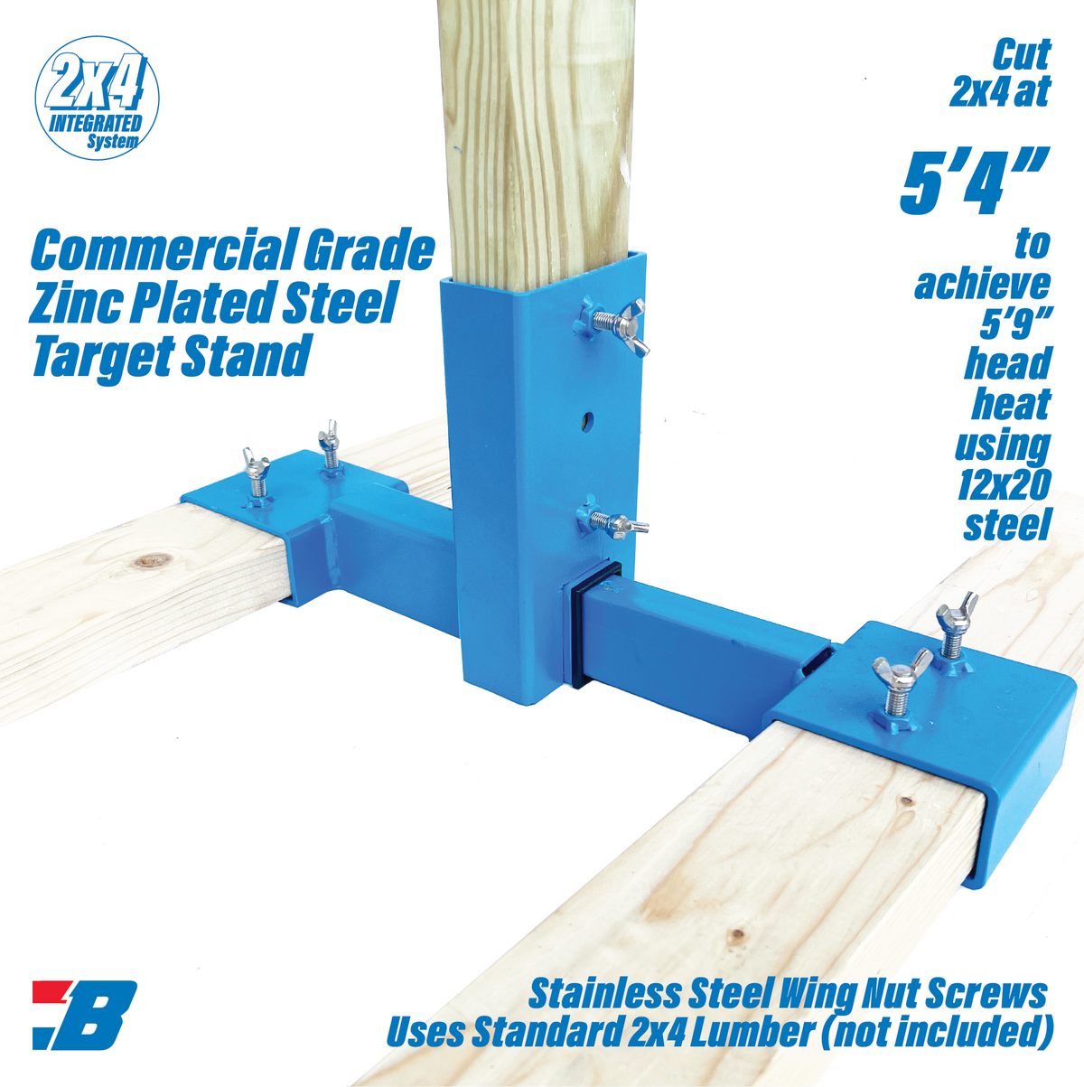Target Stand Center Mass 2"x4"