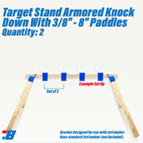 Bash Targets Target Stand Knock Down 2x4 - 3/8" — image 2