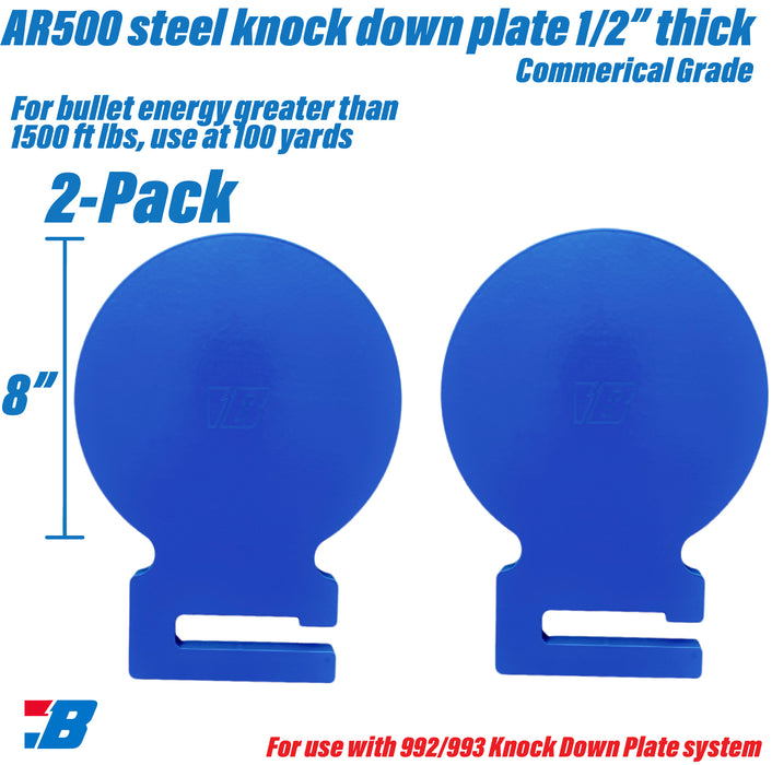 Bash Targets Knock Down Paddle - 1/2"