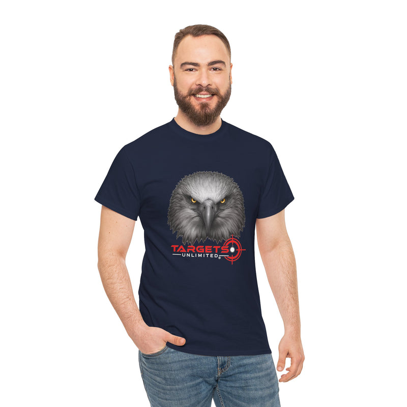Intense Eagle Face T-Shirt | Fierce Bald Eagle Head Graphic