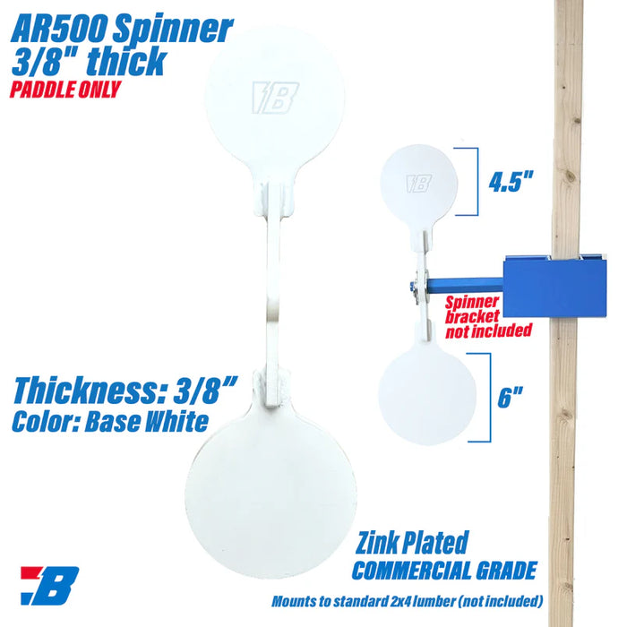 Bash Targets Challenge Spinner Paddle - 3/8"