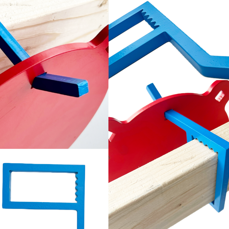 Bash Horizontal AR500 Hook 2"x4"
