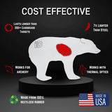 Infinity Bear Target Silhouette