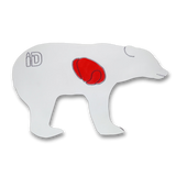 Infinity Bear Target Silhouette