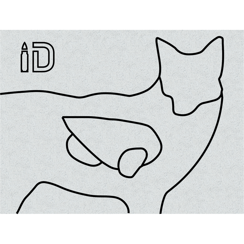 Infinity Coyote Target Silhouette