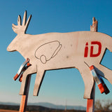 Deer Silhouette Reusable Target