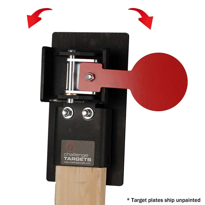 Rimfire Paddle Target - Rectangle Stop Plate