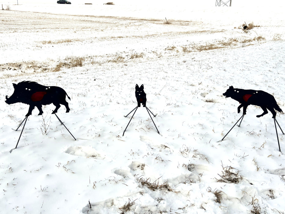 Therma Glow Targets - Coyote Front Profile Pro