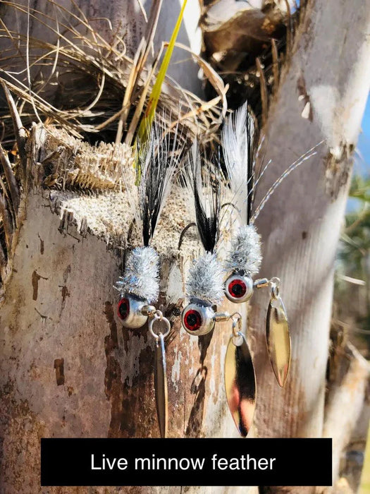 Born to Tie 1/8oz Bladed Crappie Jig Fishing Lure (3 Pack)