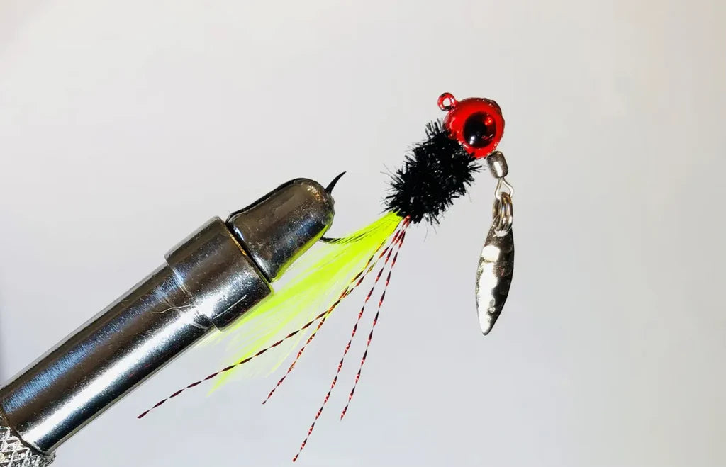 Born to Tie 1/8oz Bladed Crappie Jig Fishing Lure (3 Pack)