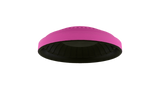 White Flyer pink-top clay, side view showing the black underside