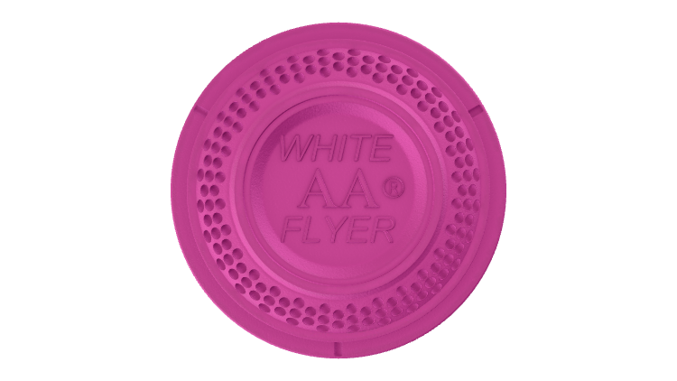 White Flyer Pink Top AA Clay Targets