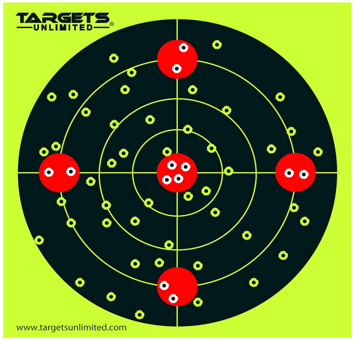 Targets Unlimited Splatter 12x12 inch bullseye