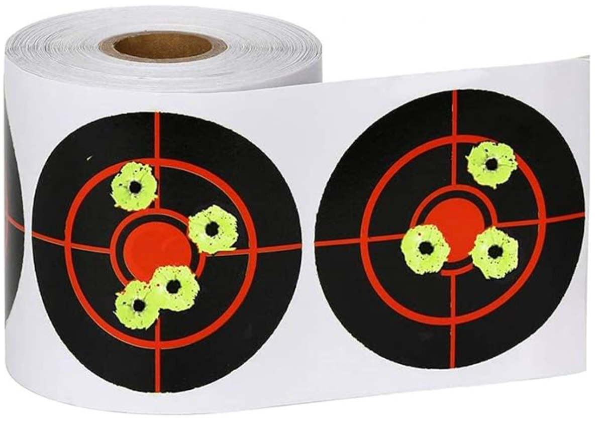 3 Inch Reactive Target Stickers — Targets Unlimited