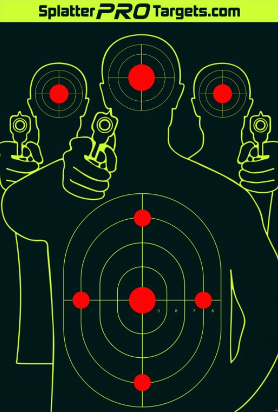 Splatter Pro Multi-Silhouette Targets 12x18