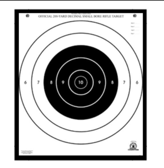 A-21 Single Bullseye Targets | 21"x24"