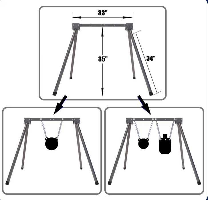 AIMPulse Steel Target Stand