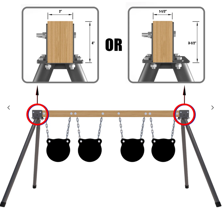 AIMPulse Steel Target Stand