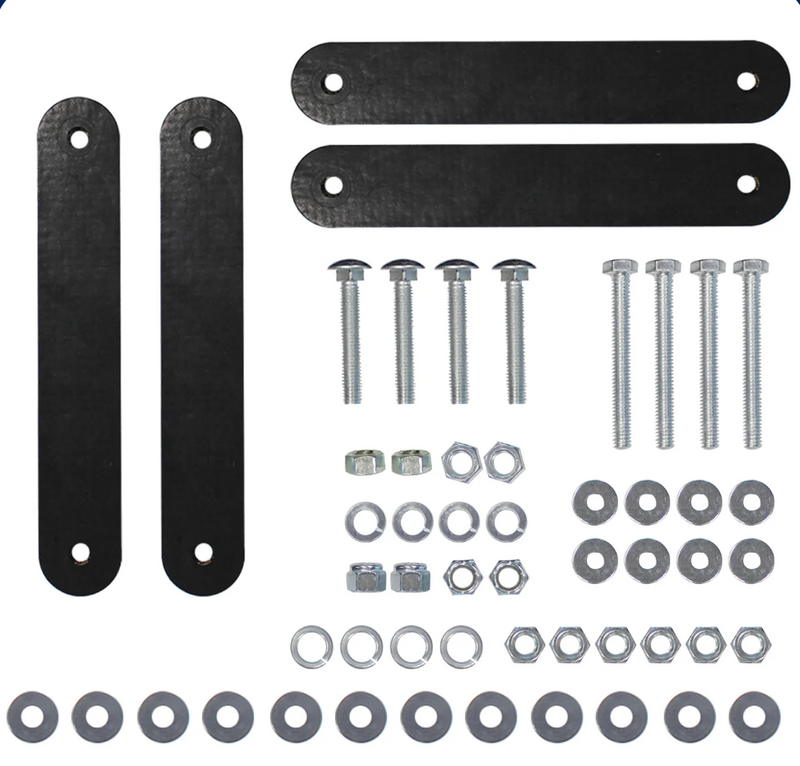 AIMPulse Target Hanging Strap Mounting Kit - 2 Sets x 2 (8 straps total)