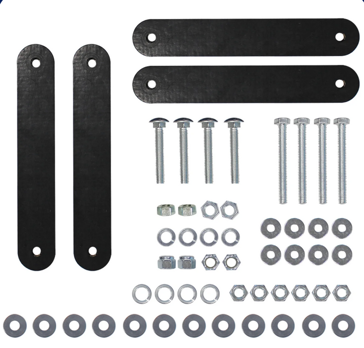 AIMPulse Target Hanging Strap Mounting Kit - 2 Sets x 2 (8 straps total)