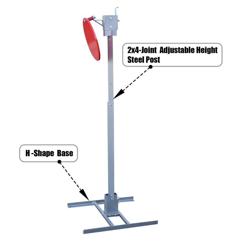 AIMPULSE Adjustable Height Steel Post