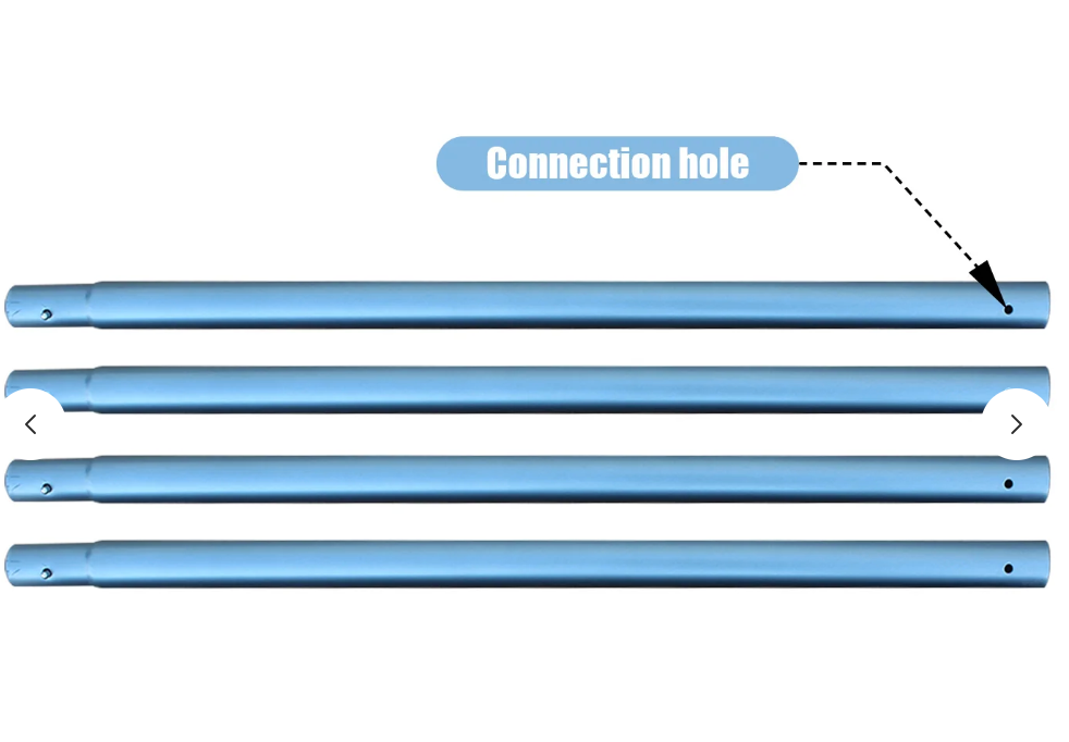 AIMPULSE Steel Target Stand Extension Legs – 1 Pack of 4 legs x 2 (8 legs total)