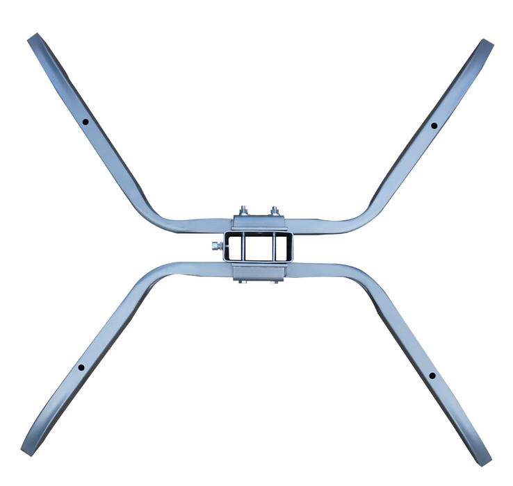 AIMPULSE Universal Target Stand Base – X Shape for 2x4 Posts - 2 pack