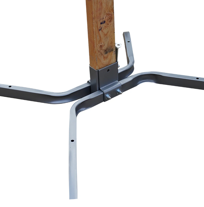 AIMPULSE Universal Target Stand Base – X Shape for 2x4 Posts - 2 pack
