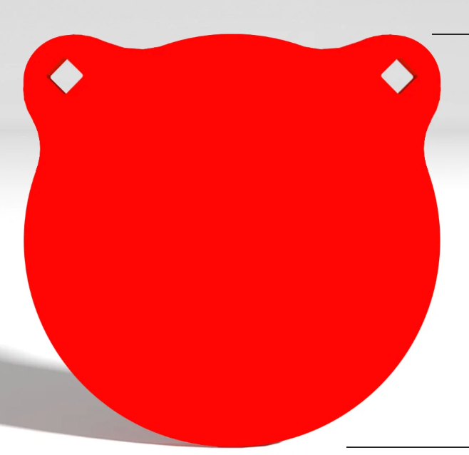 AIMPULSE 3/8" Gong AR500 Steel Shooting Target