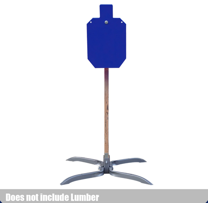 AIMPULSE Claw Base Shooting Target Bundle – 12" x 20" AR500 Steel Target Set