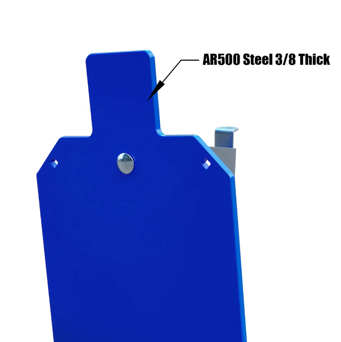 AIMPULSE Claw Base Shooting Target Bundle – 12" x 20" AR500 Steel Target Set