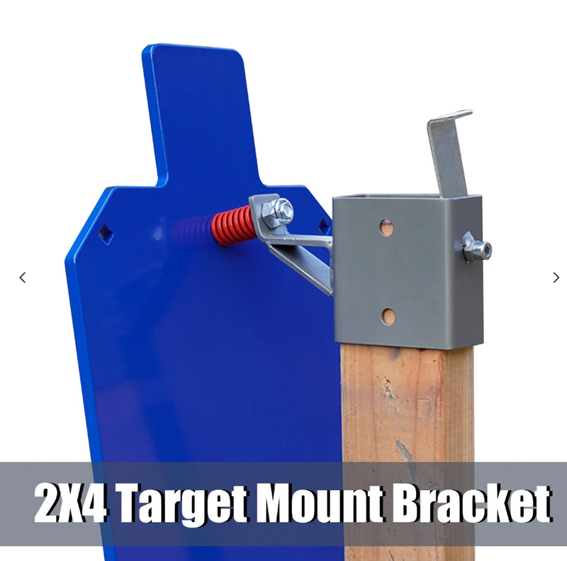 AIMPULSE Claw Base Shooting Target Bundle – 12" x 20" AR500 Steel Target Set