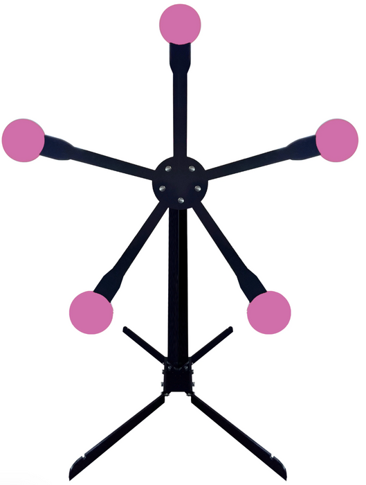 AIMPULSE Texas Star Shooting Target – 8" x 3/8" AR500 Steel, Pink