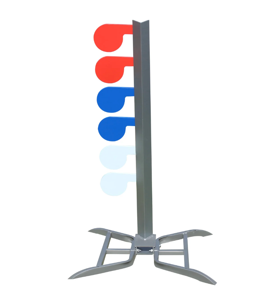 Top Tier Biz Dueling Tree with 6" x 3/8" AR500 Steel Paddle Targets