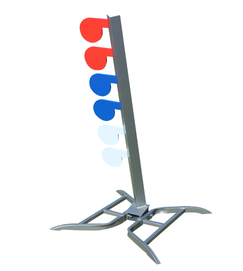 AIMPULSE Dueling Tree with 6" x 3/8" AR500 Steel Paddle Targets