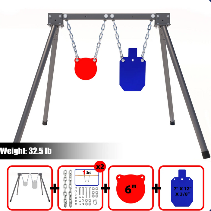 AIMPULSE Training Target System – Complete AR500 Steel Target Kit